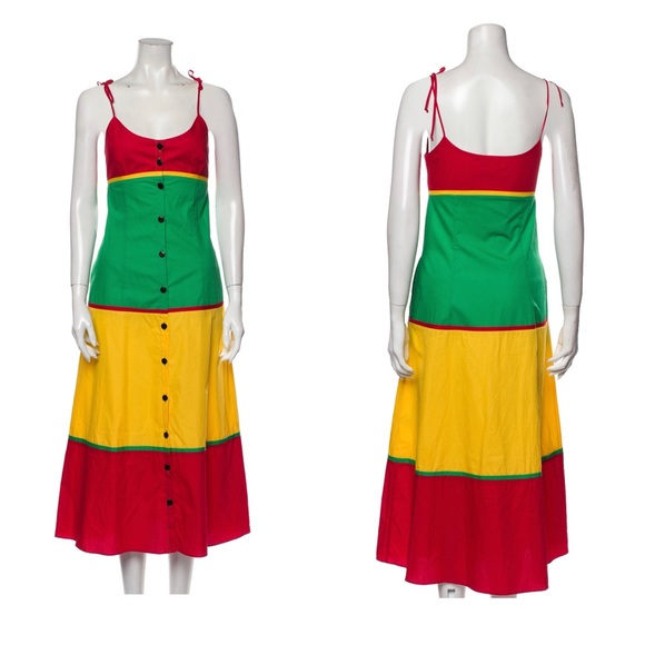 NWT! La Ligne ColorBlock Maxi Dress - Picture 3 of 12